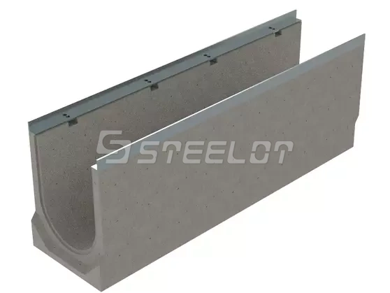 Лоток водоотводный бетонный SteePro M DN200 H360