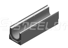 Бетонные водоотводные лотки SteePro DN200 каскад