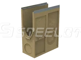 Пескоуловитель полимербетонный SteePro PB DN200 H670